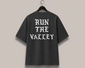 Run The Valley Tee - Mineral Wash Black